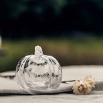 Bambudan Pumpkin Sculpture Crackle Finish Autumn Inspired Glass Accent - Image 8