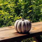 Bambudan Pumpkin Sculpture Crystalline Glaze Celestial Harvest Accent - Image 6