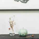 Bambudan Pumpkin Sculpture Crystalline Glaze Celestial Harvest Accent - Image 5