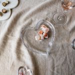 Bambudan Tray Heart Shape Clear Glass Sentimental Gift Dish - Image 2