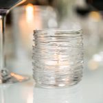 Bambudan Tealight Holder Echo Lake Wrapped Glass Cluster Display - Image 6