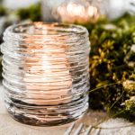 Bambudan Tealight Holder Echo Lake Wrapped Glass Cluster Display - Image 7
