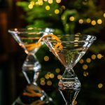 Bambudan Martini Glass Stemless Rounded Bowl Minimalist Cocktail Vessel - Image 3