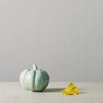Bambudan Pumpkin Sculpture Crystalline Glaze Celestial Harvest Accent - Image 3