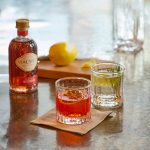 Bambudan Lowball Glass Via Carota Chevron Pattern Cocktailware - Image 3