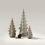 Bambudan Tree Pottery Evergreen Earthy Accent Ceramic Forest Decor - Image 2