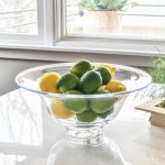 Bambudan Bowl Shelburne Folded Glass Light Refracting Centerpiece Design - Image 2