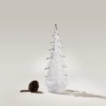 Bambudan Tree Silver Leaf Evergreen Infused Metallic Holiday Accent - Image 5