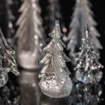 Bambudan Tree Silver Leaf Evergreen Infused Metallic Holiday Accent - Image 9
