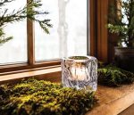 Bambudan Tealight Silver Lake Birch Reflection Calm Light Holder - Image 2