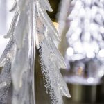 Bambudan Tree Snowy Branch Evergreen Sand Edged Winter Accent - Image 11