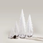 Bambudan Tree Snowy Branch Evergreen Sand Edged Winter Accent - Image 2