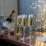 Bambudan Champagne Flute Bristol Golden Ratio Inspired Handblown Stem - Image 5