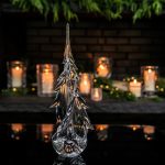 Bambudan Tree Corkscrew Evergreen Twisted Branch Artisan Glass Form - Image 9