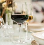 Bambudan Wine Glass Vintner Pulled Stem Ripple Bowl Red Varietal - Image 6